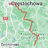 Mapa Szlak Orlich Gniazd 2023 - część 1